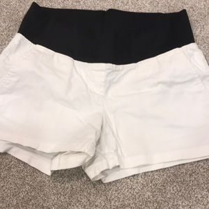 Loft Maternity white shorts
